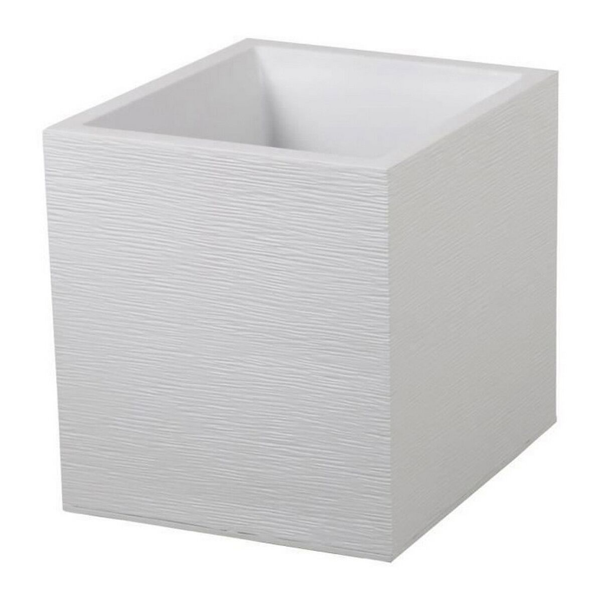 Pot EDA Graphit Blanc Plastique Carré 39 x 39 x 43 cm