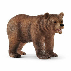 Figurine Schleich 42473 Maman grizzly avec ourson Plastique - Schleich - Jardin D'Eyden - jardindeyden.fr