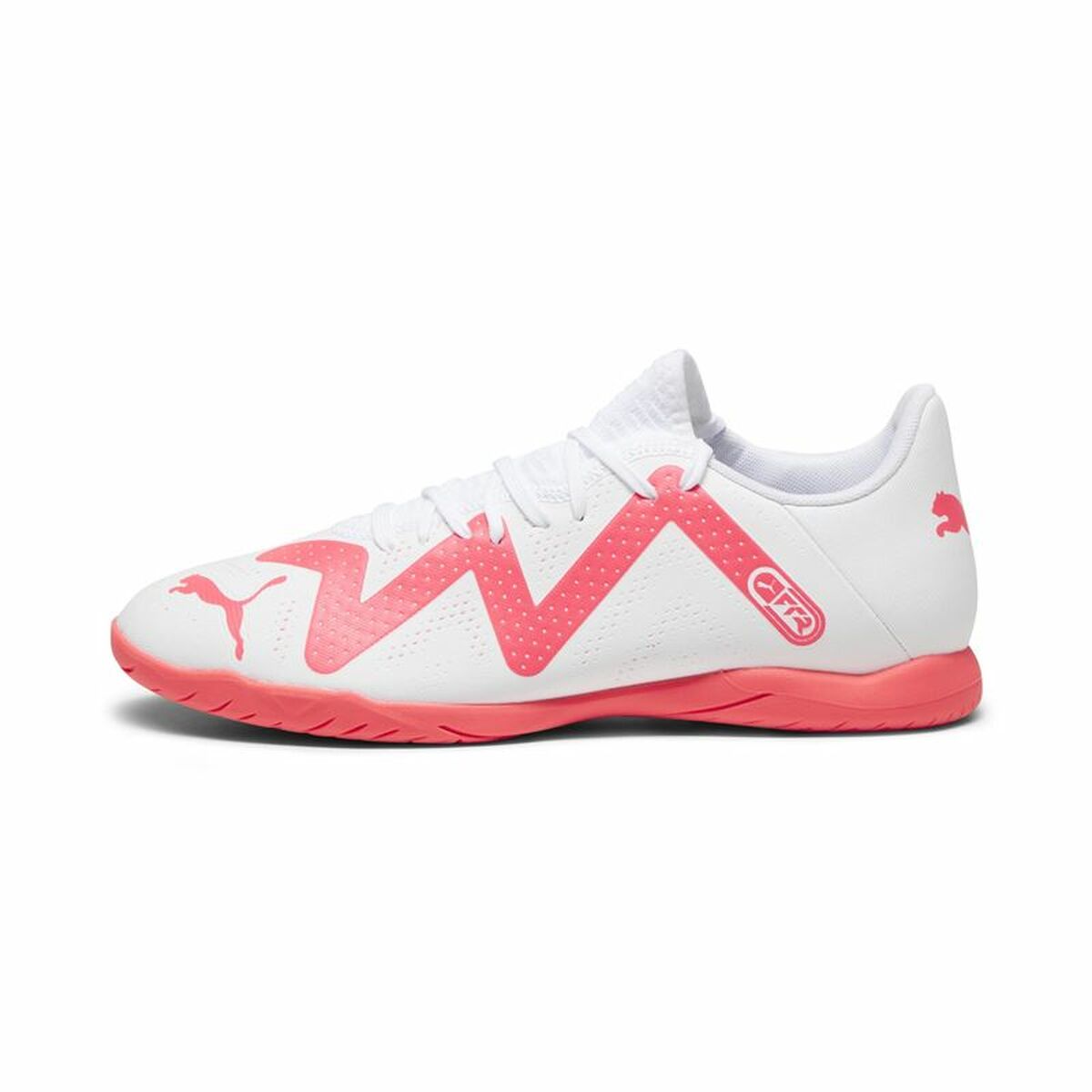 Acheter Chaussures de Football pour Adultes Puma Future Play It Blanc Rose pas cher Jardin D Eyden