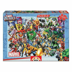 Puzzle Marvel Heroes Educa Heroes Marvel 1000 Pièces