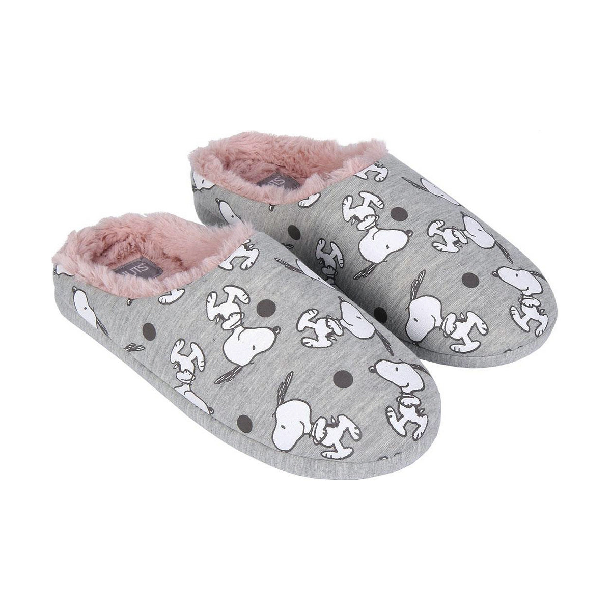 Chaussons Snoopy Gris clair