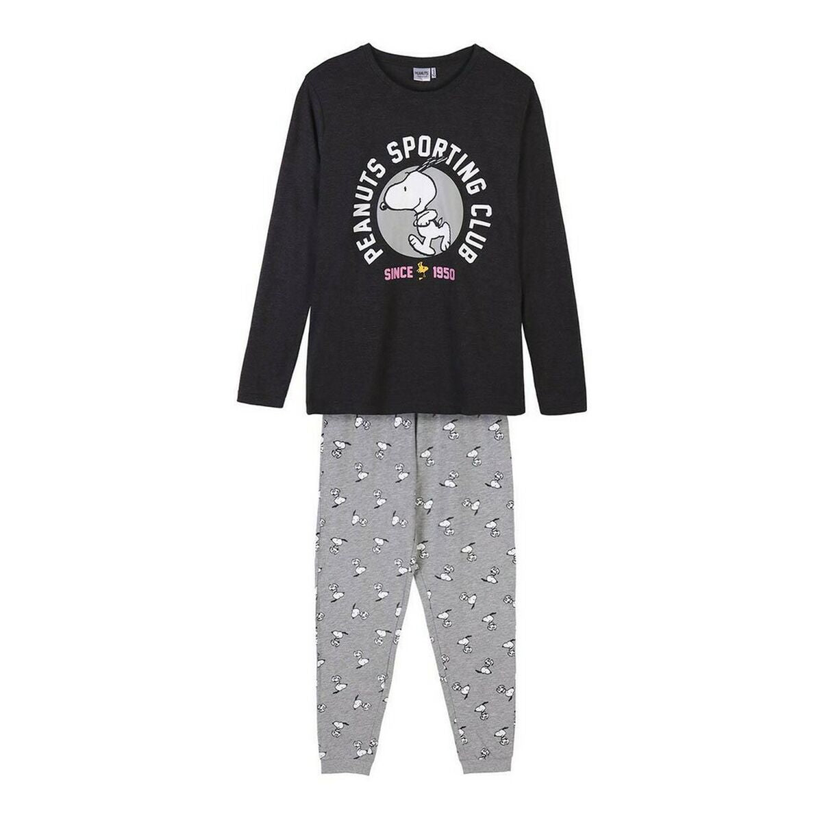 Pyjama Snoopy Femme Gris