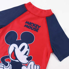 T-Shirt de Bain Mickey Mouse Rouge