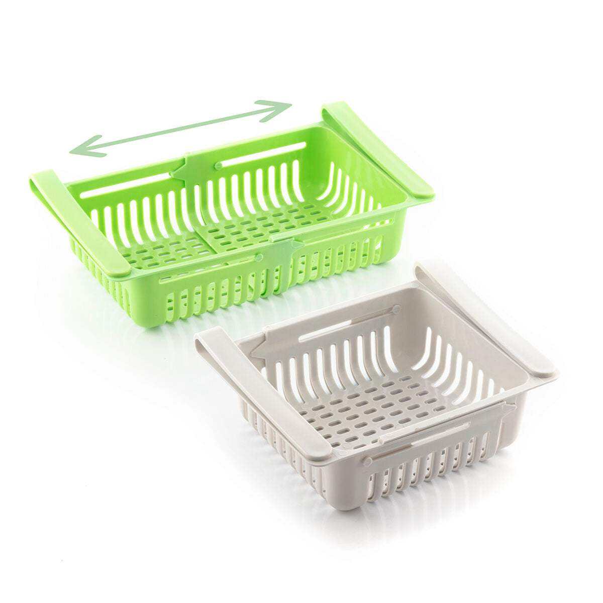 Rangement Réglable pour Réfrigérateur Friwer InnovaGoods (pack de 2) - InnovaGoods ©