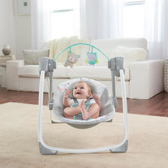 Chaise à bascule Ingenuity Comfort 2 Go ™ Compact Swing Fanciful Forest