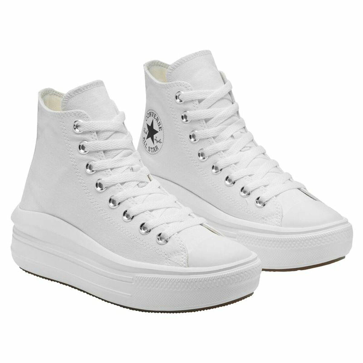 Baskets Casual pour Femme Chuck Taylor All Star Converse Move W Blanc