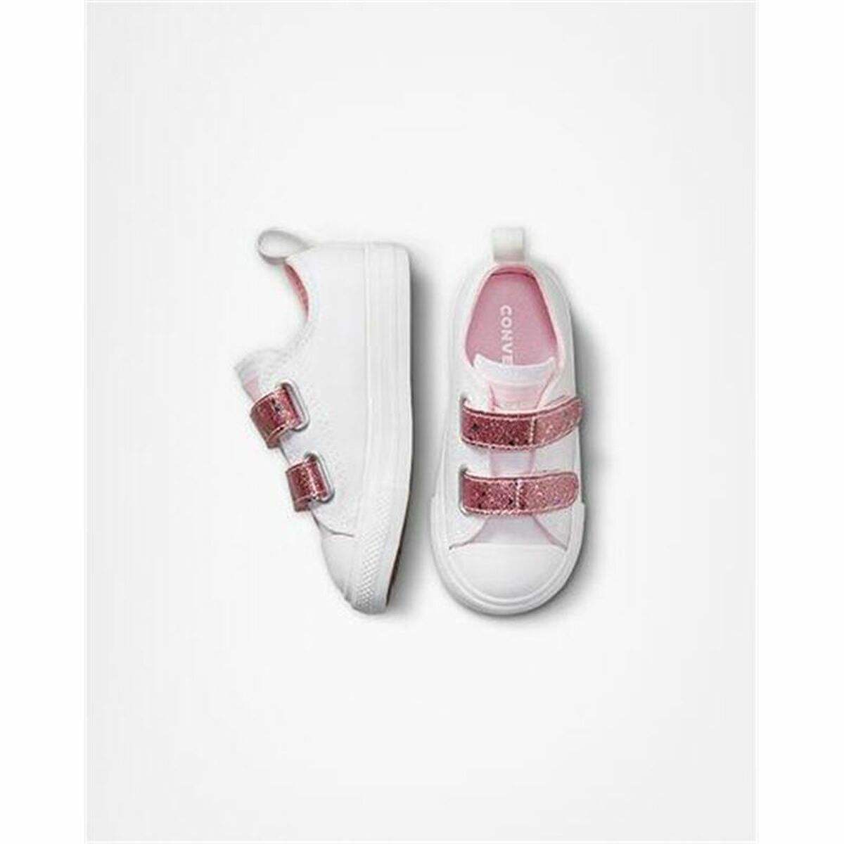 Chaussures de Sport pour Bébés Converse Chuck Taylor All-Star 2V Blanc - Converse - Jardin D'Eyden - jardindeyden.fr