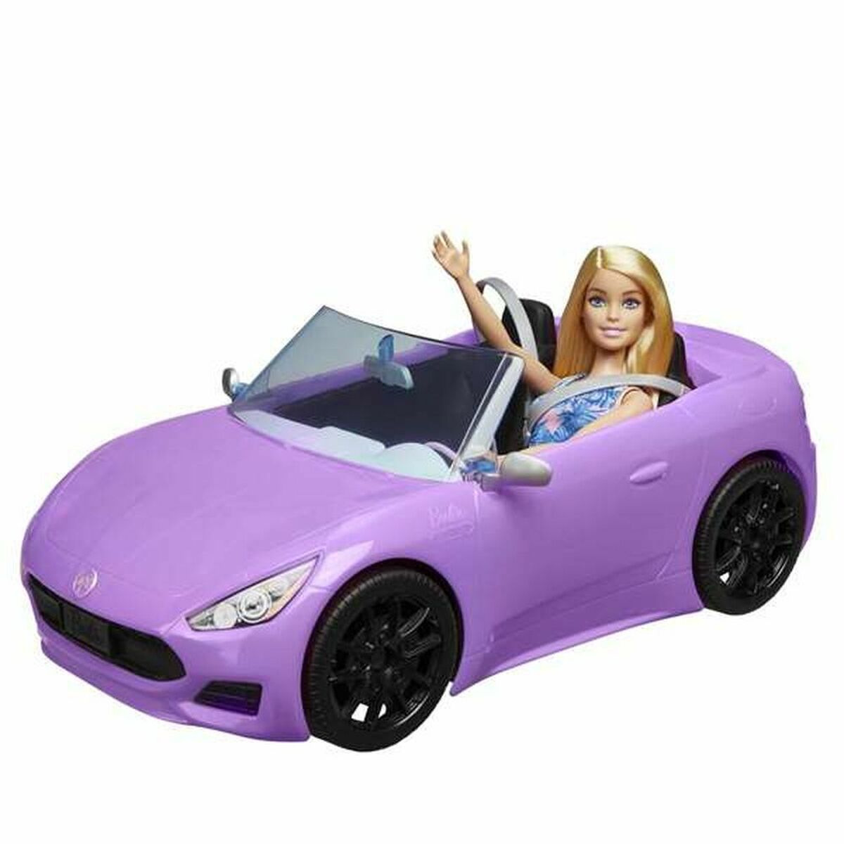 Puppe Mattel Barbie And Her Purple Convertible