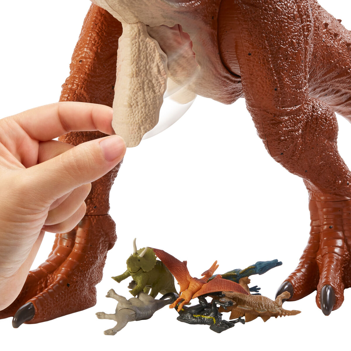 Dinosaurio Mattel Jurassic World - Carnotaurus Toro Super Colossal 90 cm