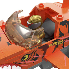 Kit de construction Hot Wheels Mega Construx - Smash & Crash Shark Race 245 Pièces