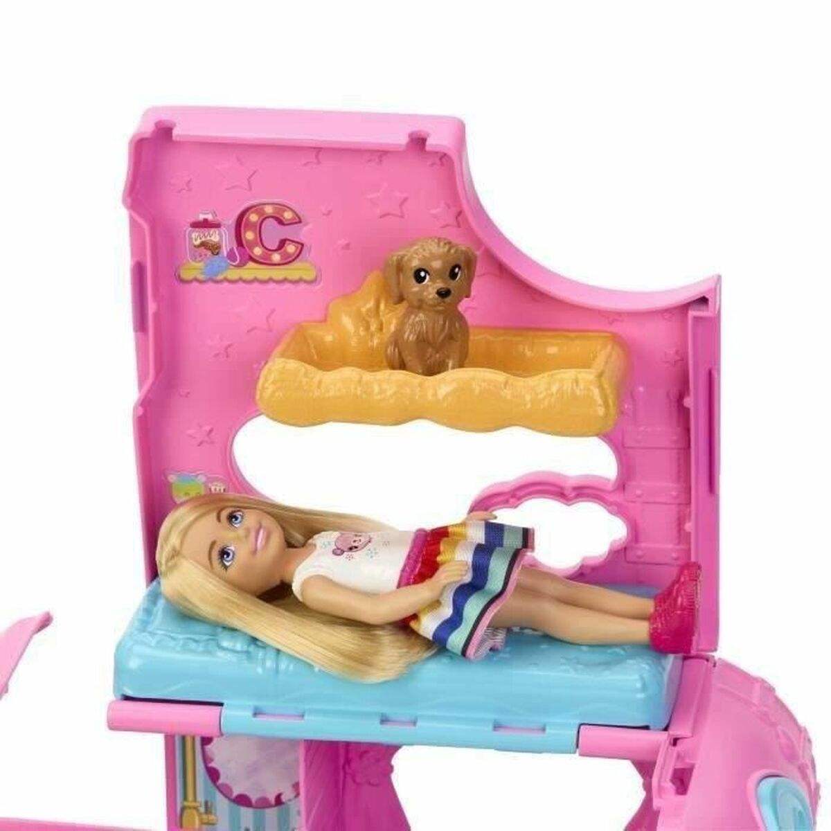 Baby-Puppe Barbie Chelsea motorhome barbie car box