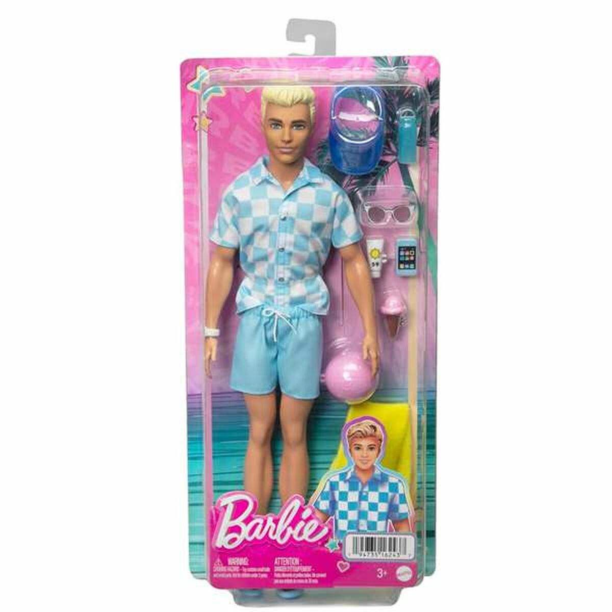 Figurine Barbie Ken Beack Day - Barbie - Jardin D'Eyden - jardindeyden.fr