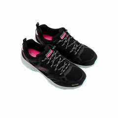 Chaussures de sport - Baskets pour femme Skechers Overlace Lace-Up W Noir