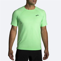T-shirt à manches courtes homme Brooks Atmosphere 2.0 Vert citron - Brooks - Jardin D'Eyden - jardindeyden.fr