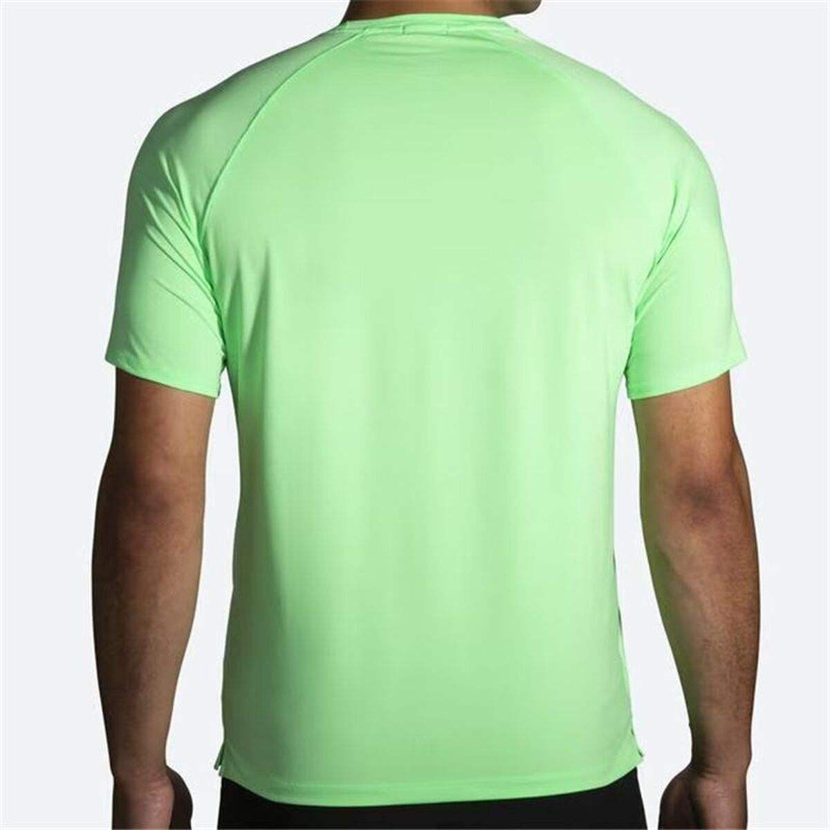 T-shirt à manches courtes homme Brooks Atmosphere 2.0 Vert citron - Brooks - Jardin D'Eyden - jardindeyden.fr