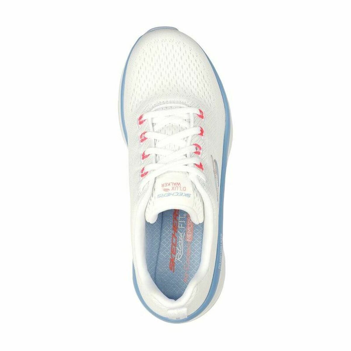 Chaussures de Running pour Adultes Skechers  D'Lux Walker Blanc