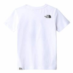 T shirt à manches courtes Enfant The North Face Teens Box Blanc