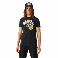 T-shirt à manches courtes homme New Era  NBA Infill Graphic LA Lakers