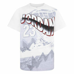 T shirt à manches courtes Enfant Jordan Jordan Blanc