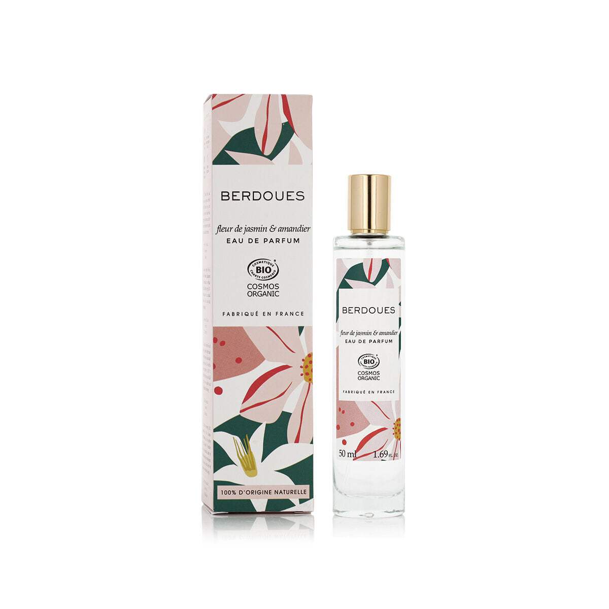 Parfum Mixte Berdoues EDP Jasmine Flower & Almond 50 ml - Berdoues - Jardin D'Eyden - jardindeyden.fr