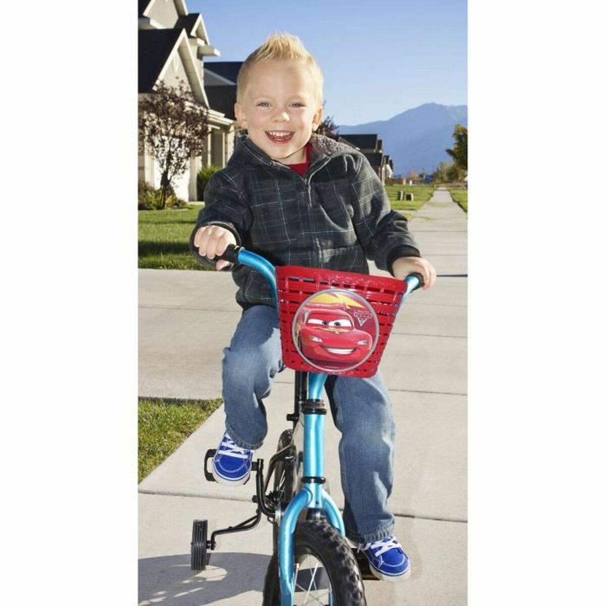 Kinder Fahrradkorb Cars Rot