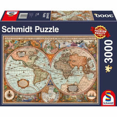 Puzzle Schmidt Spiele Ancient World Map (3000 Pièces)