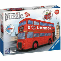 Puzzle 3D Ravensburger London Bus 216 Pièces - Ravensburger - Jardin D'Eyden - jardindeyden.fr