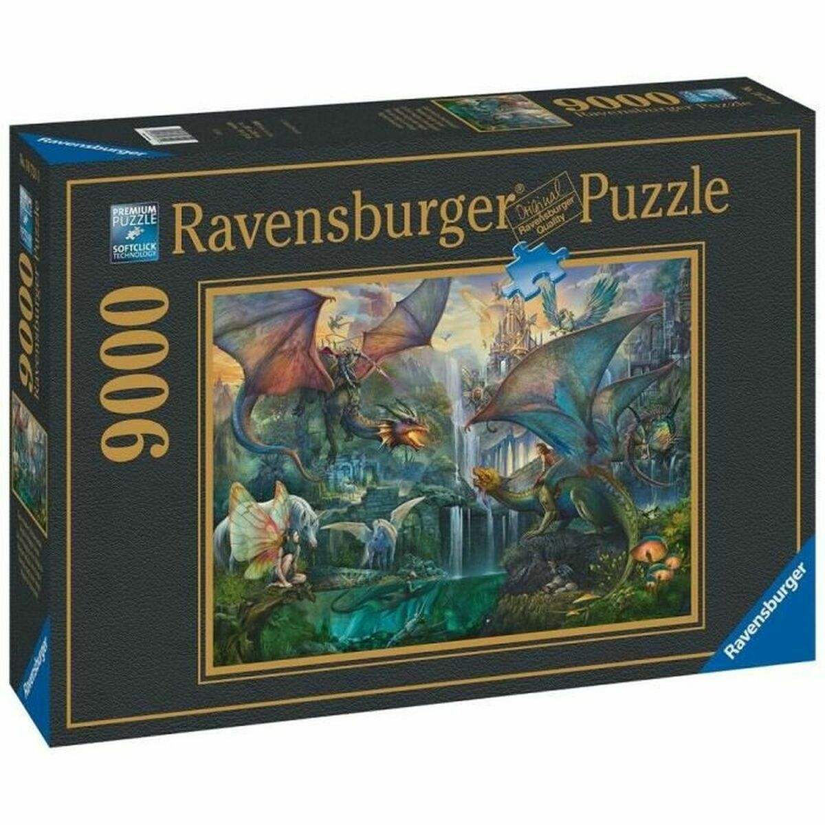 Puzzle Ravensburger The Magic Forest of Dragons (9000 Pièces) - Ravensburger - Jardin D'Eyden - jardindeyden.fr