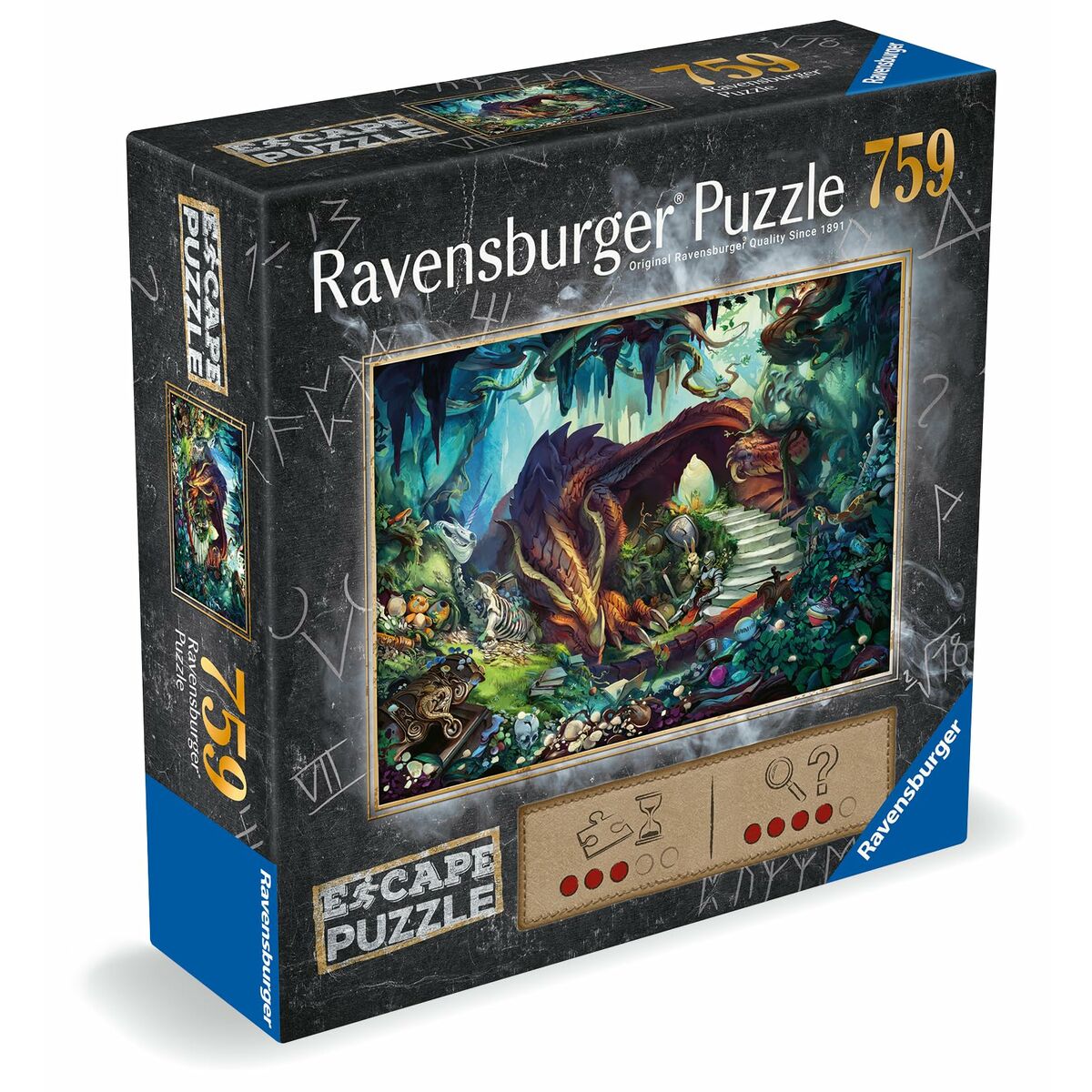 Puzzle Ravensburger escape 759 - Ravensburger - Jardin D'Eyden - jardindeyden.fr