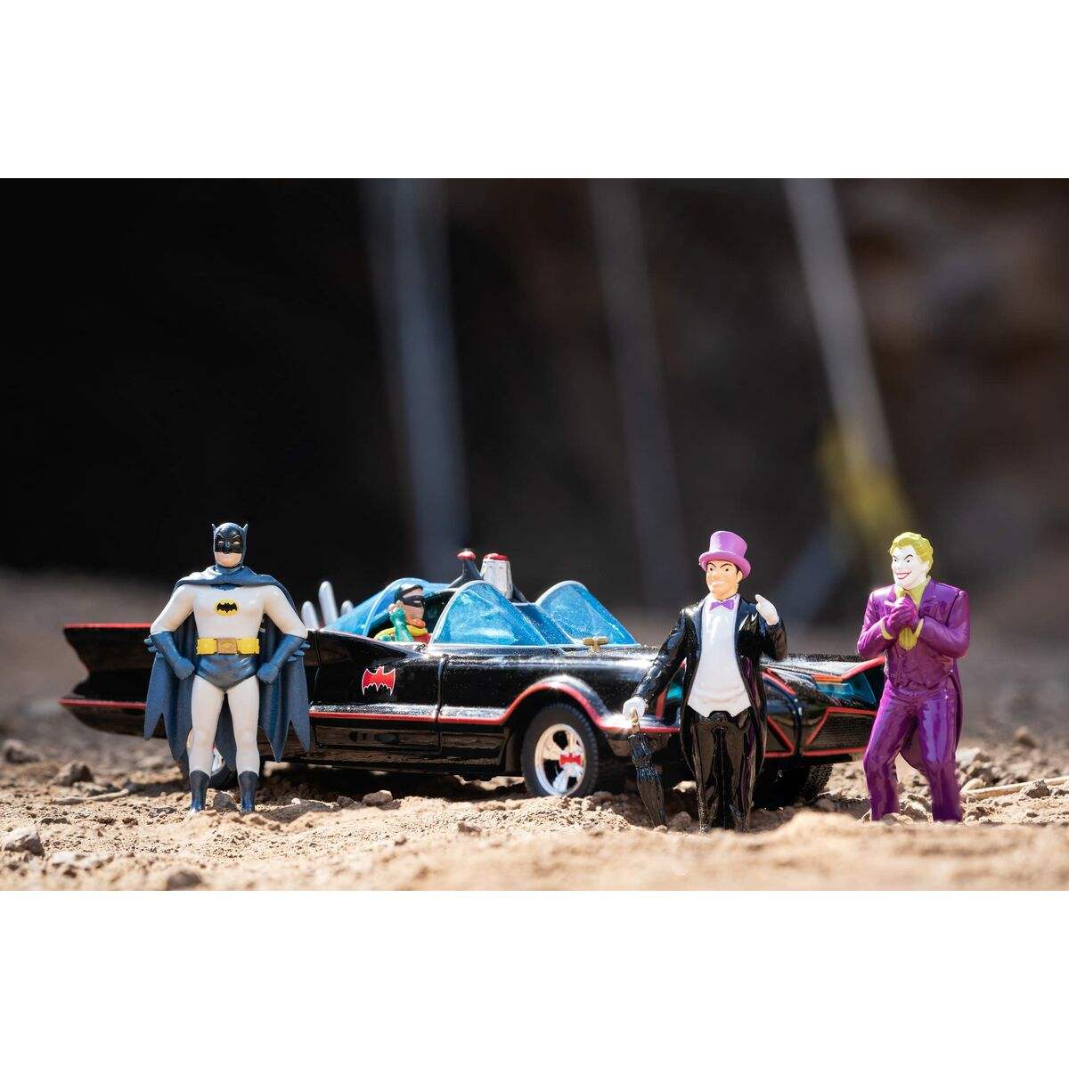 Coche Batman Batmóvil 1966 Classic 19 cm