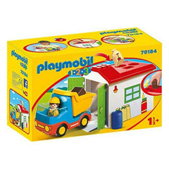 Playset 1.2.3 Garage Truck Playmobil 70184 - Playmobil - Jardin D'Eyden - jardindeyden.fr