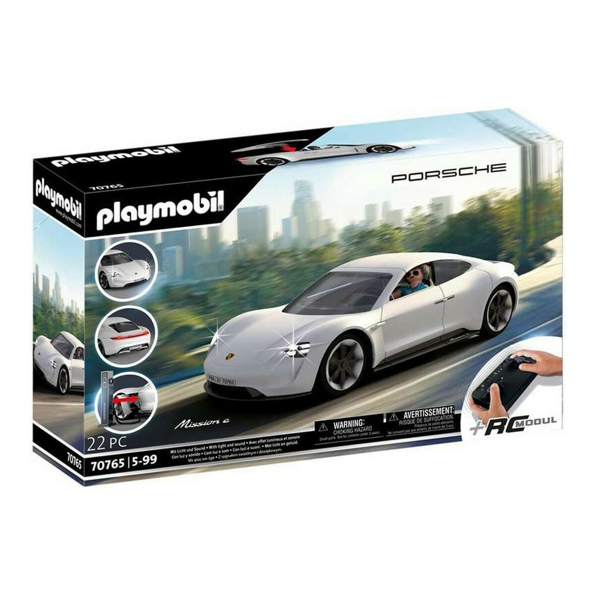 Voiture Porsche Mission E Playmobil - Porsche Mission E (22 pcs)