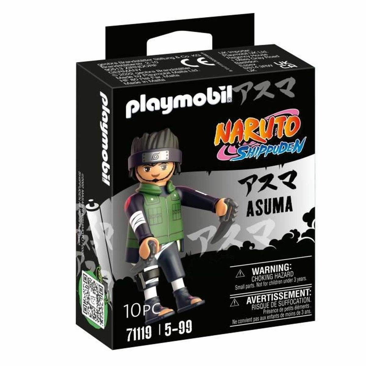 Figur Playmobil Naruto Shippuden - Asuma 71119 10 Stücke