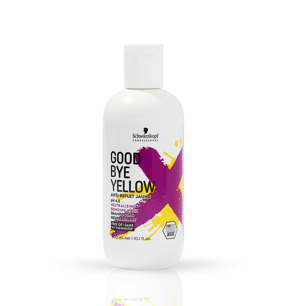 Shampoing Neutraliseur de Couleur Schwarzkopf Goodbye Yellow Traitement Anti-jaunes (300 ml)