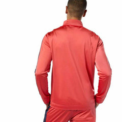Chaqueta Deportiva para Hombre Reebok Essentials Linear Rojo