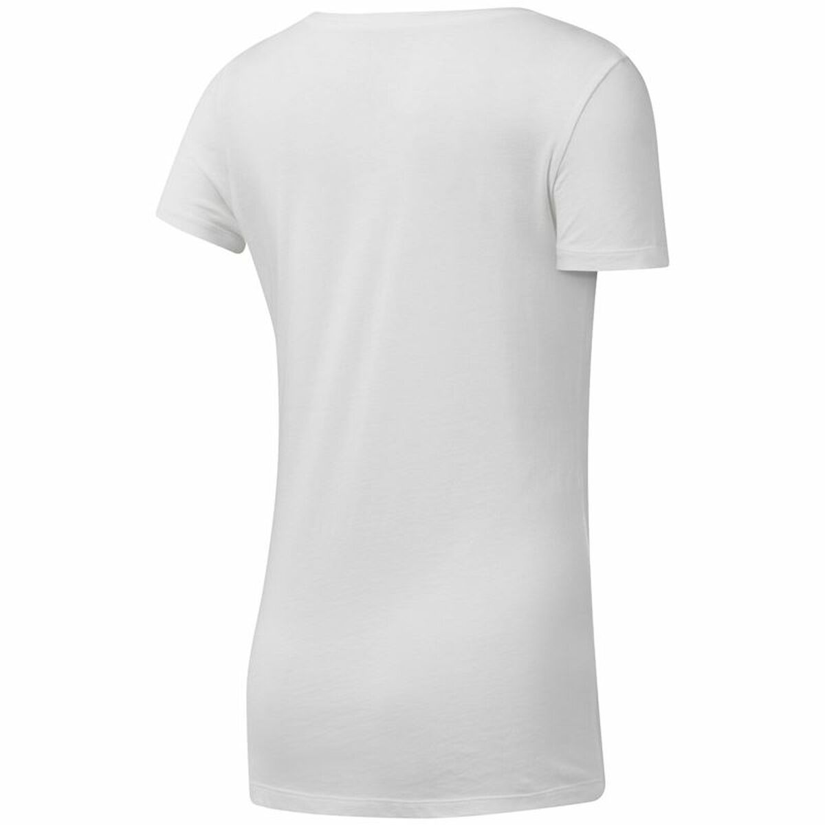 Damen Kurzarm-T-Shirt Reebok Scoop Neck Weiß