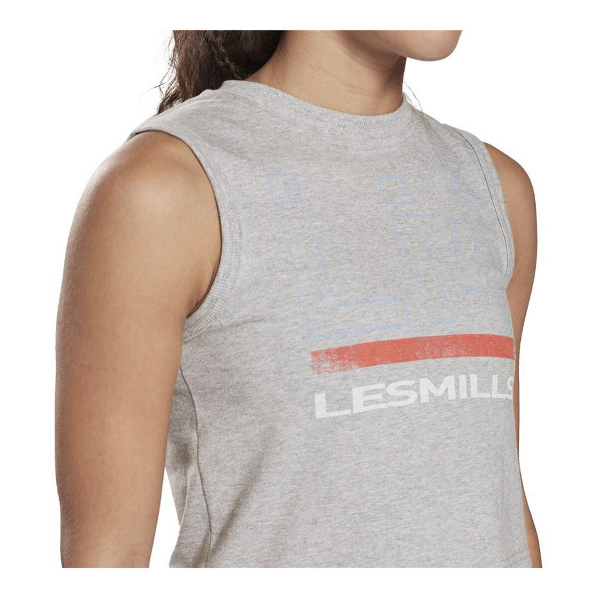 Camiseta de Tirantes Reebok Les Mills® Graphic Gris claro