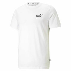 Camiseta de Manga Corta Hombre Puma Essentials Small Logo Blanco