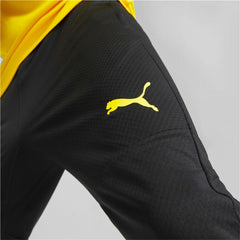Pantalon de Survêtement pour Adultes Puma Borussia Dortmund Noir Football Homme