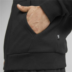Herren Sweater mit Kapuze Puma Essentials Two Tone Schwarz