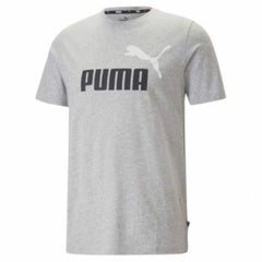 T-shirt à manches courtes homme Puma ESS 2 COL LOGO 586759 04 Gris