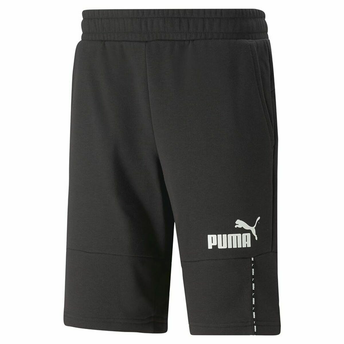 Sport Shorts Puma  Essentials Block Tape Schwarz Herren