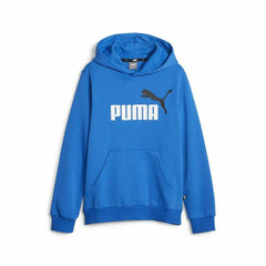Kinder-Sweatshirt Puma Ess+ 2 Col Big Logo Blau
