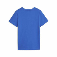 T shirt à manches courtes Enfant Puma Ess+ 2 Col Logo Bleu