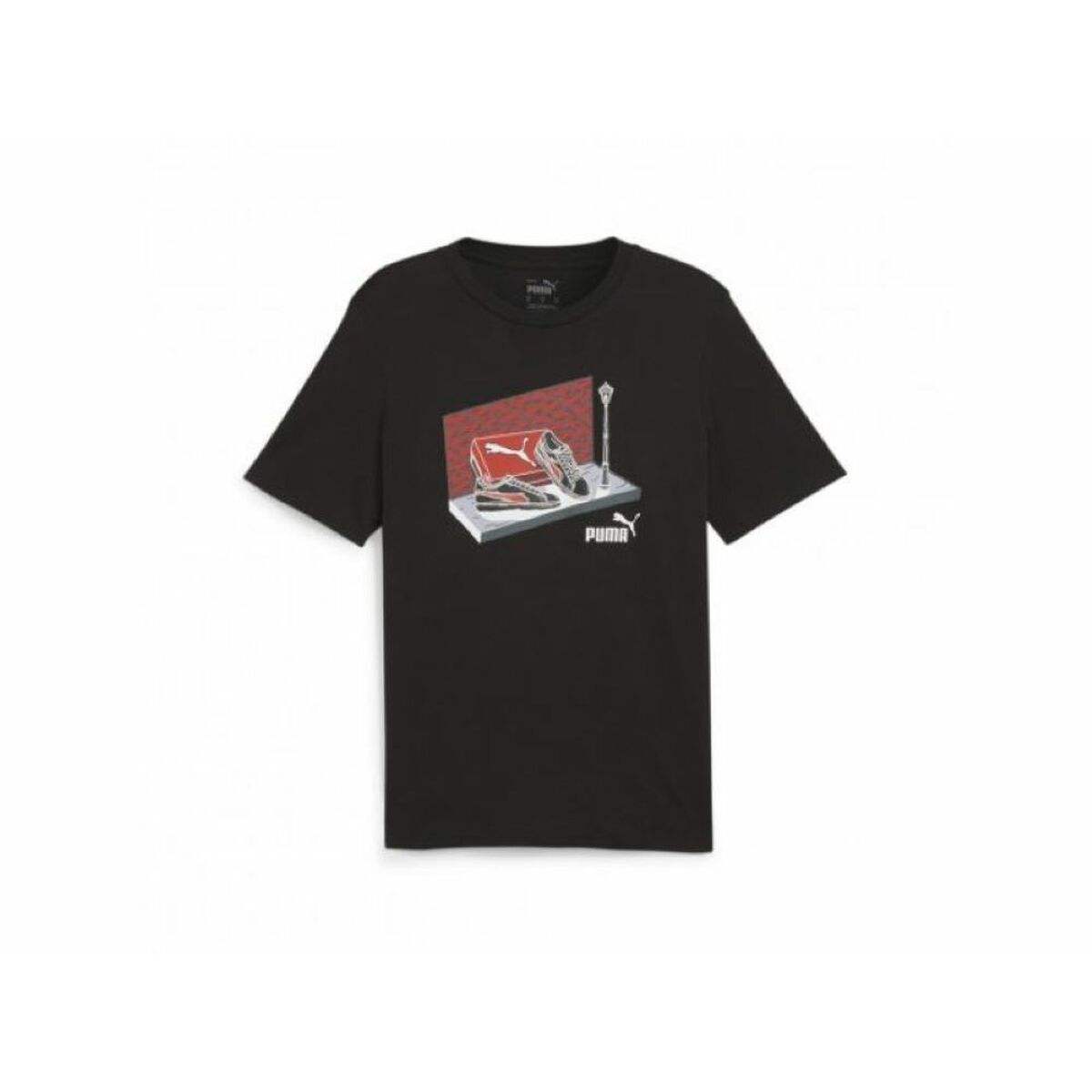 T-shirt à manches courtes homme Puma NEAKER BOX TEE 680175 01 Noir - Puma - Jardin D'Eyden - jardindeyden.fr