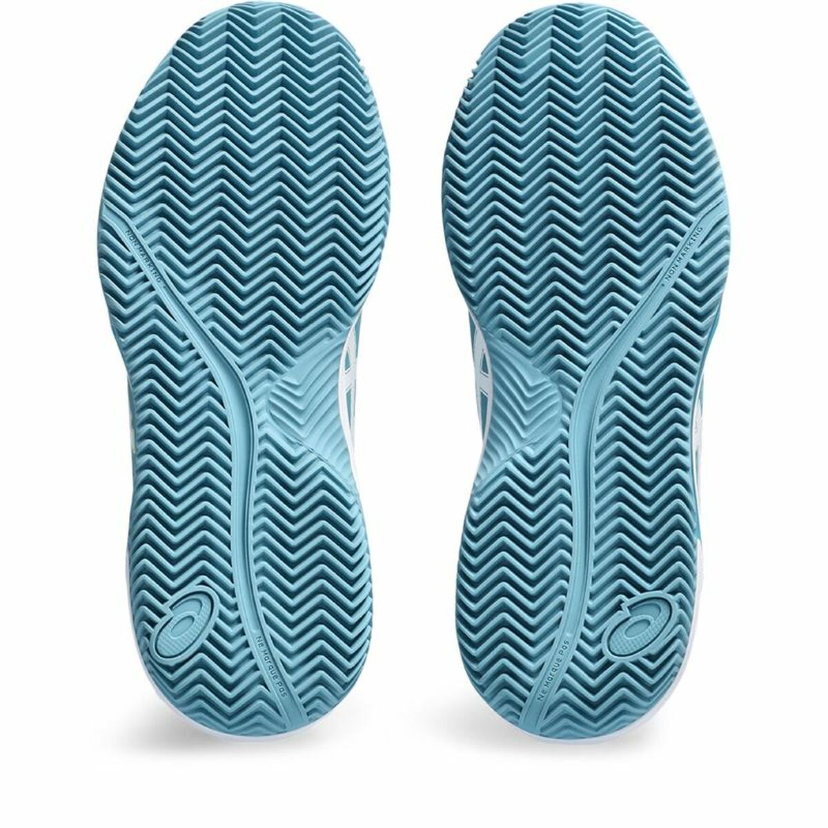Chaussures de Tennis pour Femmes Asics Gel-Dedicate 8 Clay Bleu clair