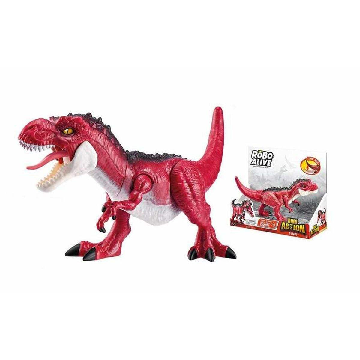 Dinosaure Zuru Robo Alive: Dino Action T- Rex Rouge Figurine articulé - Zuru - Jardin D'Eyden - jardindeyden.fr
