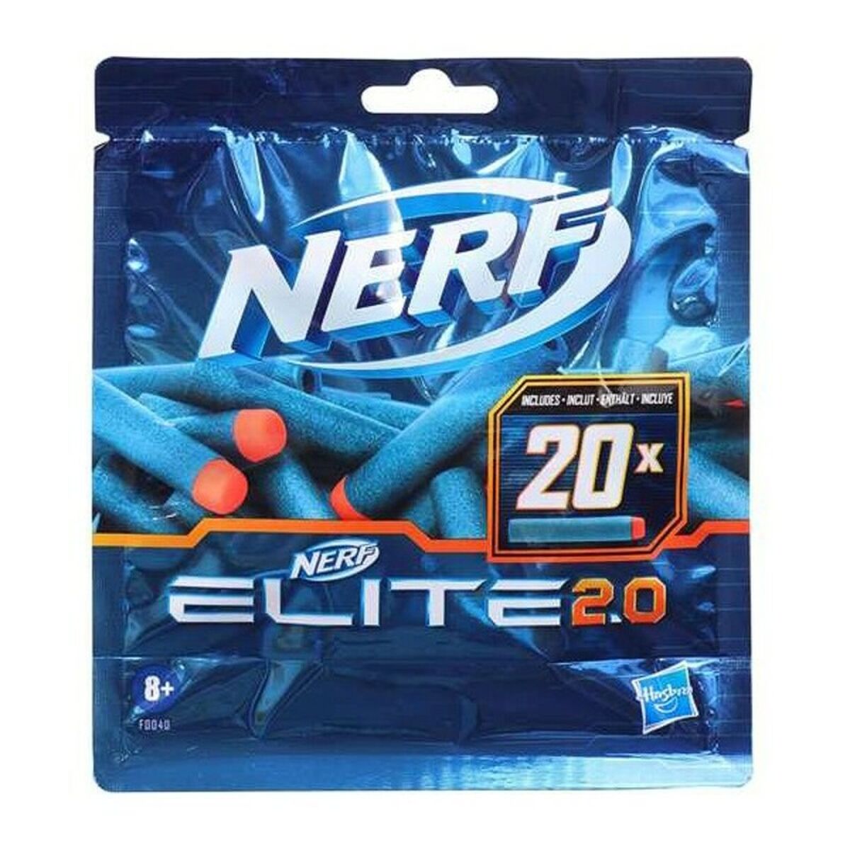 Fléchettes Nerf Elite 2.0 Hasbro F0040EU5 (20 uds)