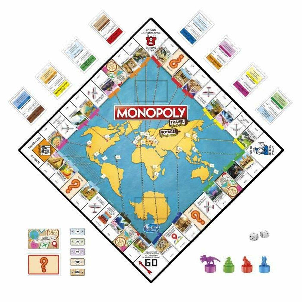 Tischspiel Monopoly Voyage Autour du monde (FR)