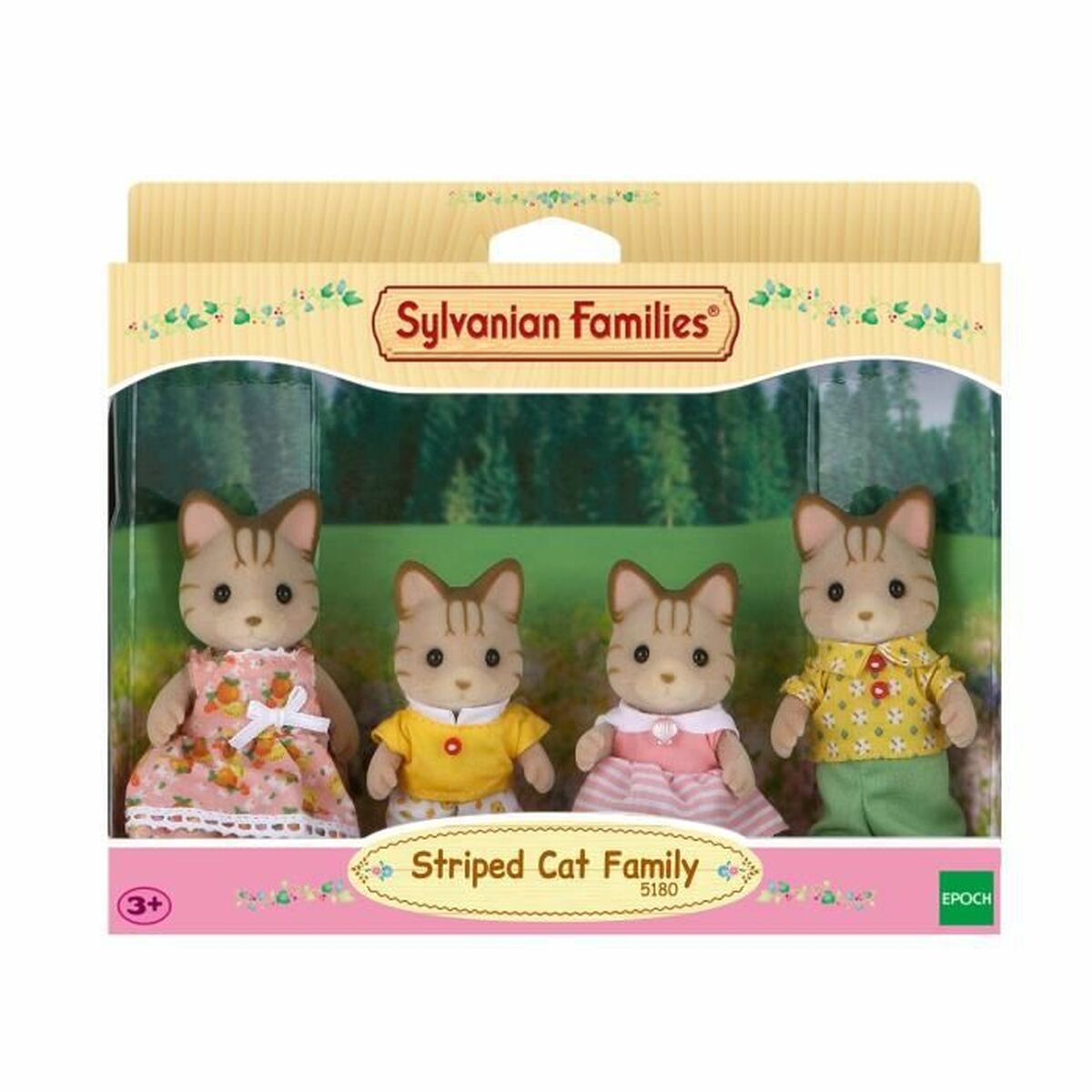 Actionfiguren Sylvanian Families Striped Cat Family